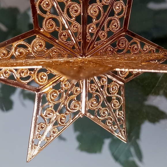 Vintage Filigree Star Ornament - Picture 7 of 9